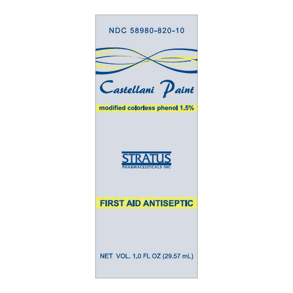 Stratus Castellani Paint Antiseptic Topical Liquid-Antiseptic Topical Liquid 1 oz. Bottle