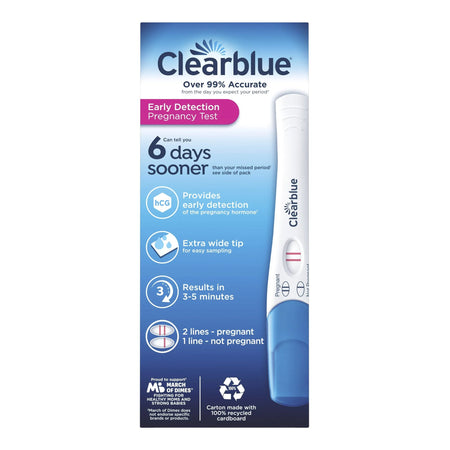 Clearblue Reproductive Health Test Kit-Reproductive Health Test Kit Clearblue hCG Pregnancy Test 2 Tests CLIA Waived