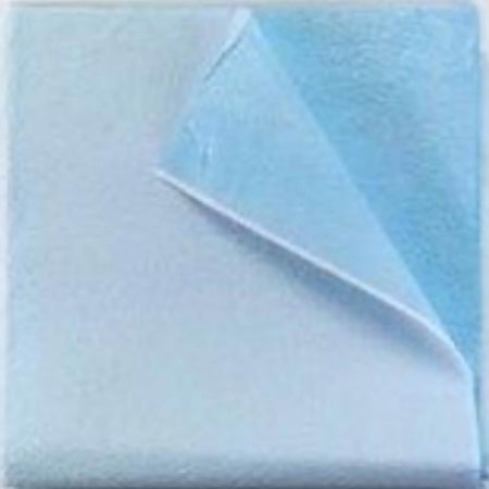 Tidi Everyday Blue Flat Stretcher Sheet, 40 x 48 Inch-Stretcher Sheet Tidi Everyday Flat 40 X 48 Inch Blue Tissue / Poly Disposable