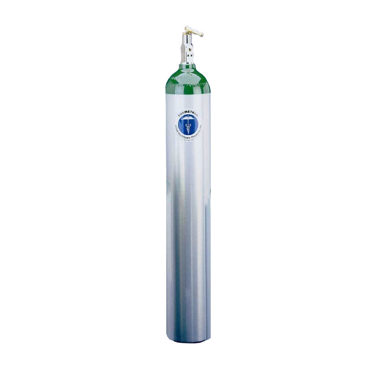 Allied Healthcare Oxygen Cylinder (Empty)-Chemetron Oxygen Cylinder (Empty) Size E Aluminum