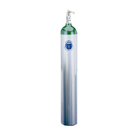 Allied Healthcare Oxygen Cylinder (Empty)-Chemetron Oxygen Cylinder (Empty) Size E Aluminum