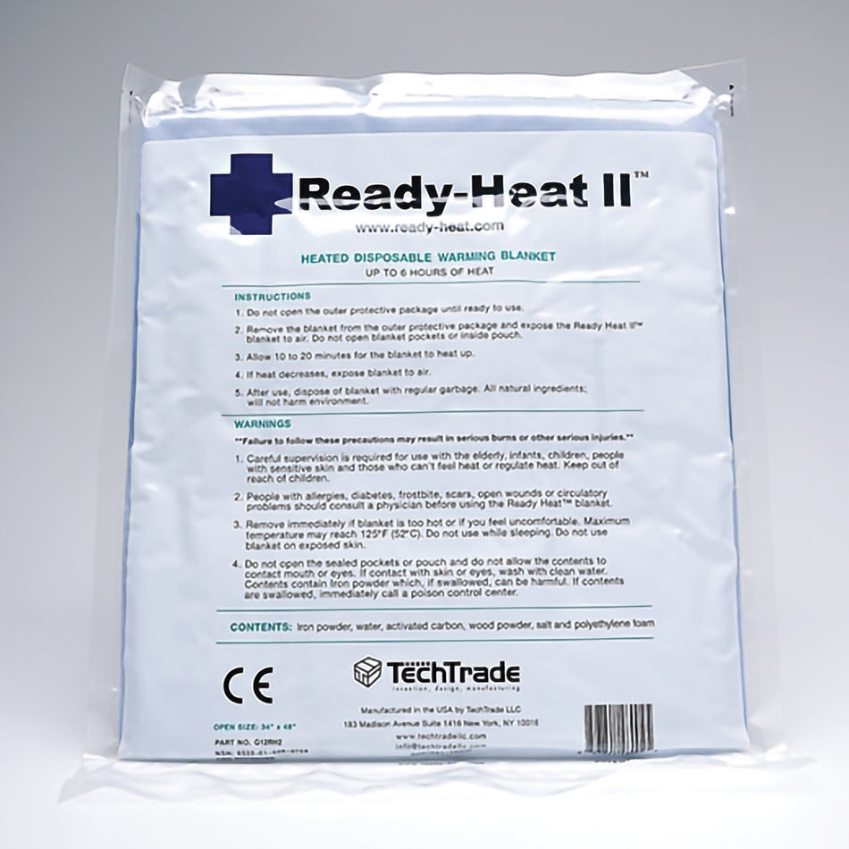 Ready-Heat II Rescue Blanket, 34 x 48 Inch-Rescue Blanket Ready-Heat II 34 X 48 Inch Foam Core 1.5 lbs.
