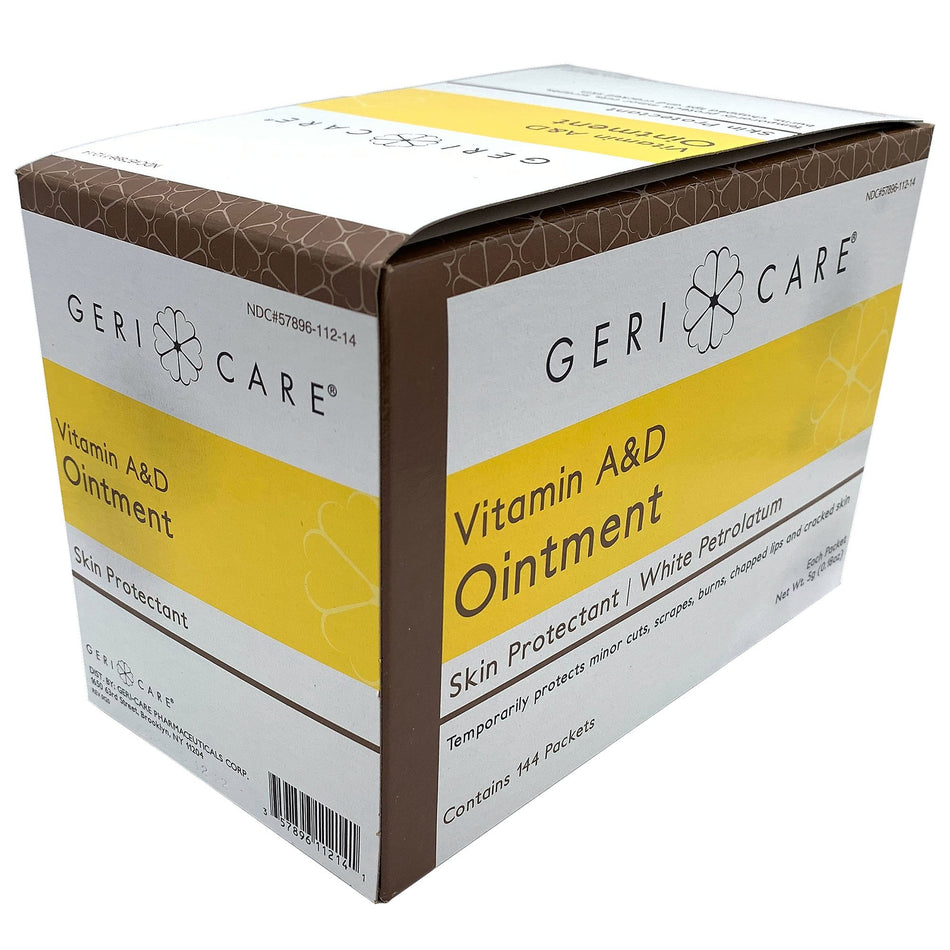 Geri-Care® Vitamin A & D Ointment Skin Protectant with Petrolatum, 5-gram Packet - Personal Hygiene>Skin Care>Moisturizers...