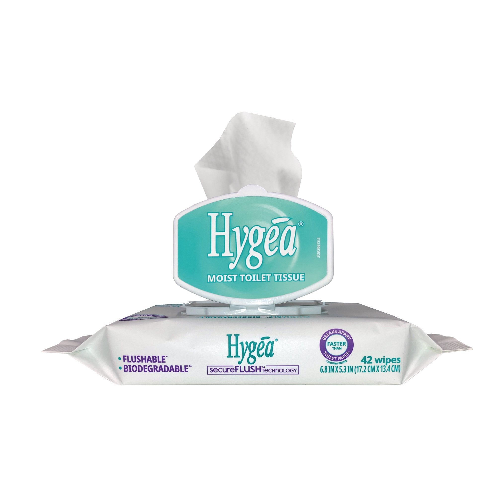 Hygea Moist Toilet Tissue-Flushable Personal Wipe Hygea Soft Pack Scented 42 Count