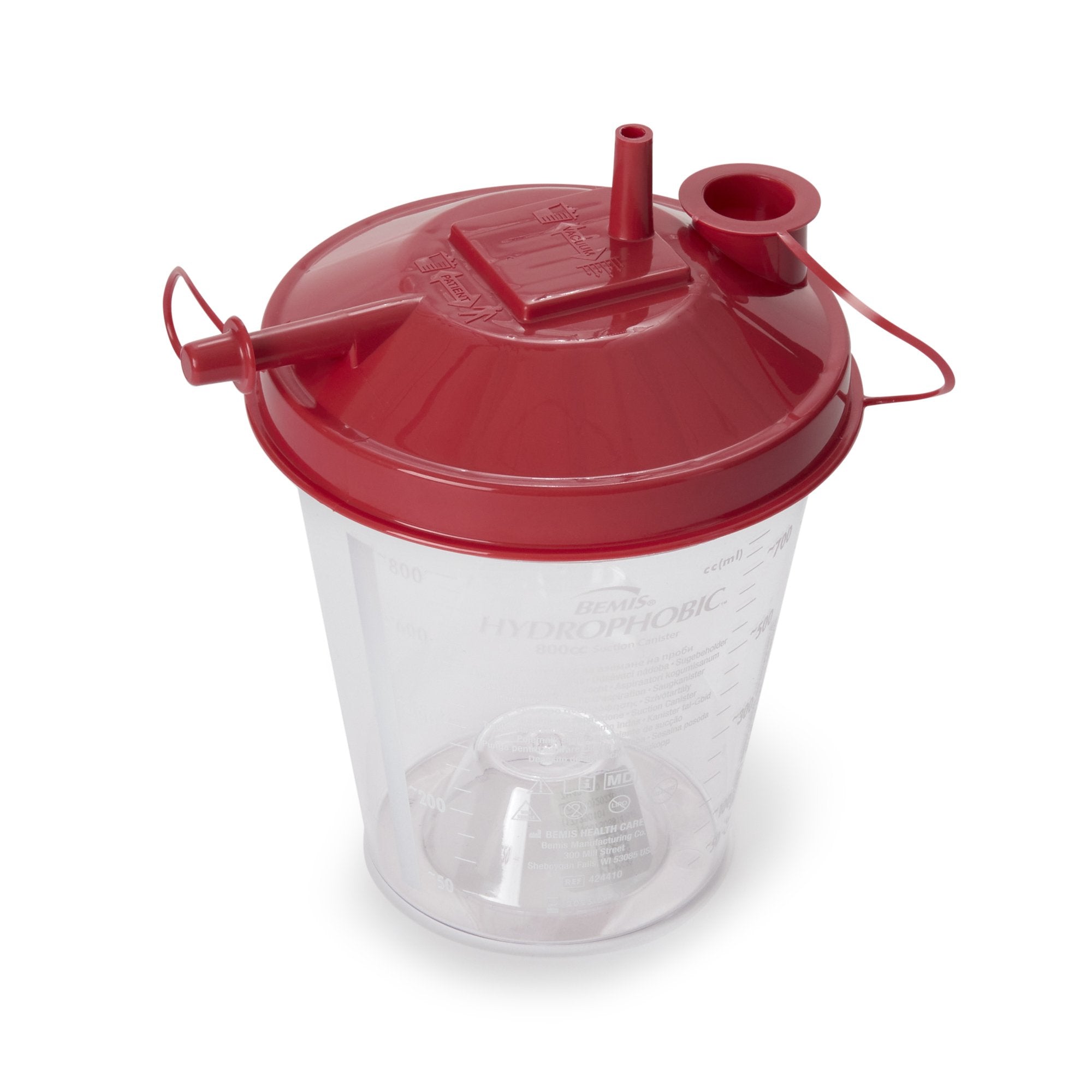 Hi-Flow� Rigid Suction Canister, 800 mL-Rigid Suction Canister Hi-Flow� 800 mL Pour Lid