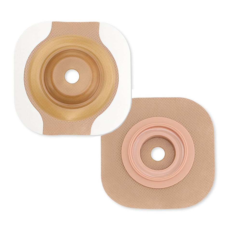 New Image CeraPlus Skin Barrier Pre-Cut Extended Wear-"Ostomy Barrier New Image CeraPlus Precut, Extended Wear Adhesive Tape Borders 44 mm Flange Green Code System 1 Inch Opening"