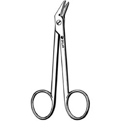 Sklar Suture Scissors-Suture Scissors Sklar 4-3/4 Inch Length OR Grade Stainless Steel Finger Ring Handle Sharp Tip / Sharp Tip