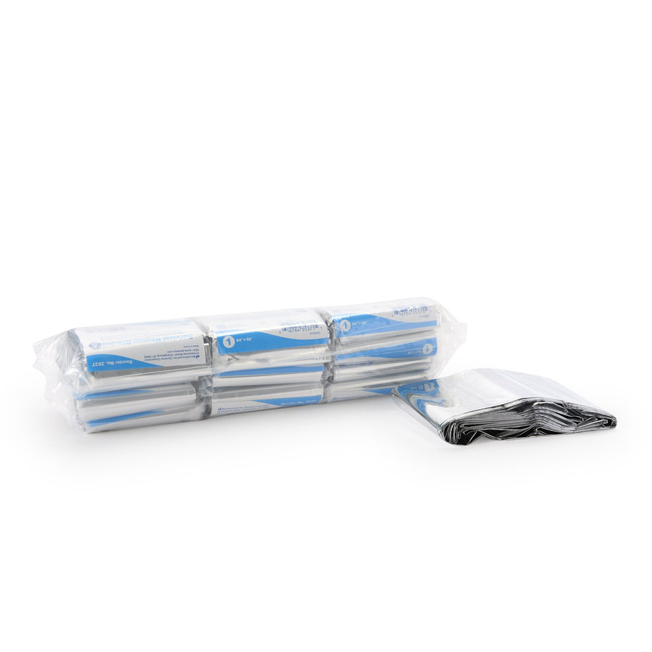dynarex� Mylar Rescue Blanket, 52 x 84 Inch-Rescue Blanket 52 W X 84 L Inch Mylar / Aluminum
