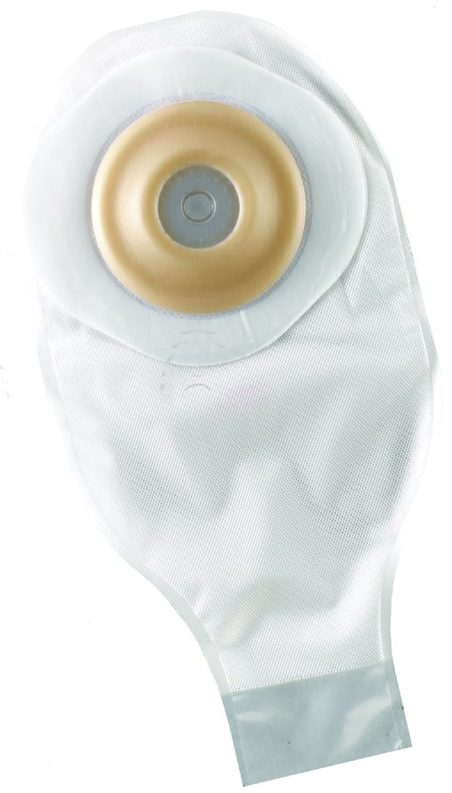 ActiveLife� One-Piece Drainable Transparent Colostomy Pouch, 12-Inch Length, 1� Inch Stoma-"Colostomy Pouch ActiveLife� One-Piece System 12 Inch Length Flat, Pre-Cut 1-3/4 Inch Stoma Drainable"