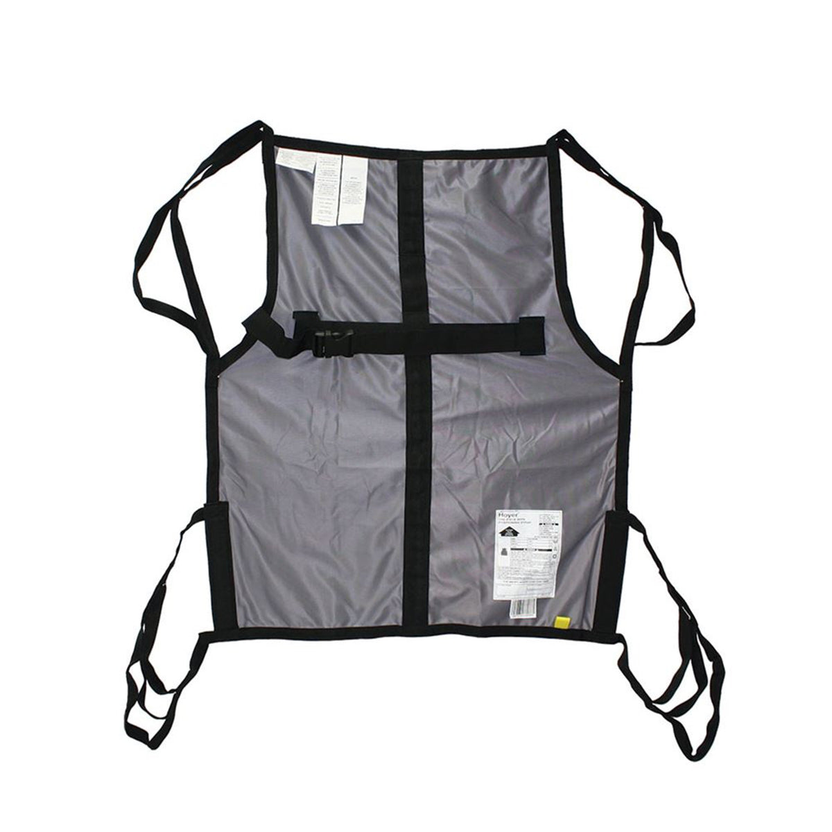Hoyer Chainless Four-Point Cradle Seat Sling without Head Support, Medium-Patient Sling Hoyer One Piece 4 Point Cradle Without Head Support Loop Attachment Medium 125 to 250 lbs. Weight Capacity