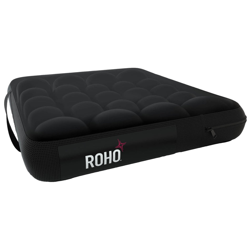 ROHO Mosaic Seat Cushion, 18 in. W x 16 in. D x 3 in. H, Air Cells, Black, Inflatable-Seat Cushion ROHO Mosaic 18 W X 16 L X 3 D Inch PVC Air Cells