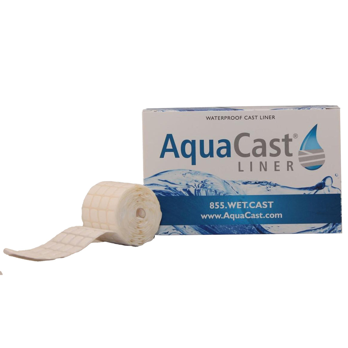 AquaCast Cast Padding, 3 Inch x 5-1/2 Foot-Cast Padding Adhesive / Waterproof AquaCast 3 Inch X 1.8 Yard PTFE NonSterile