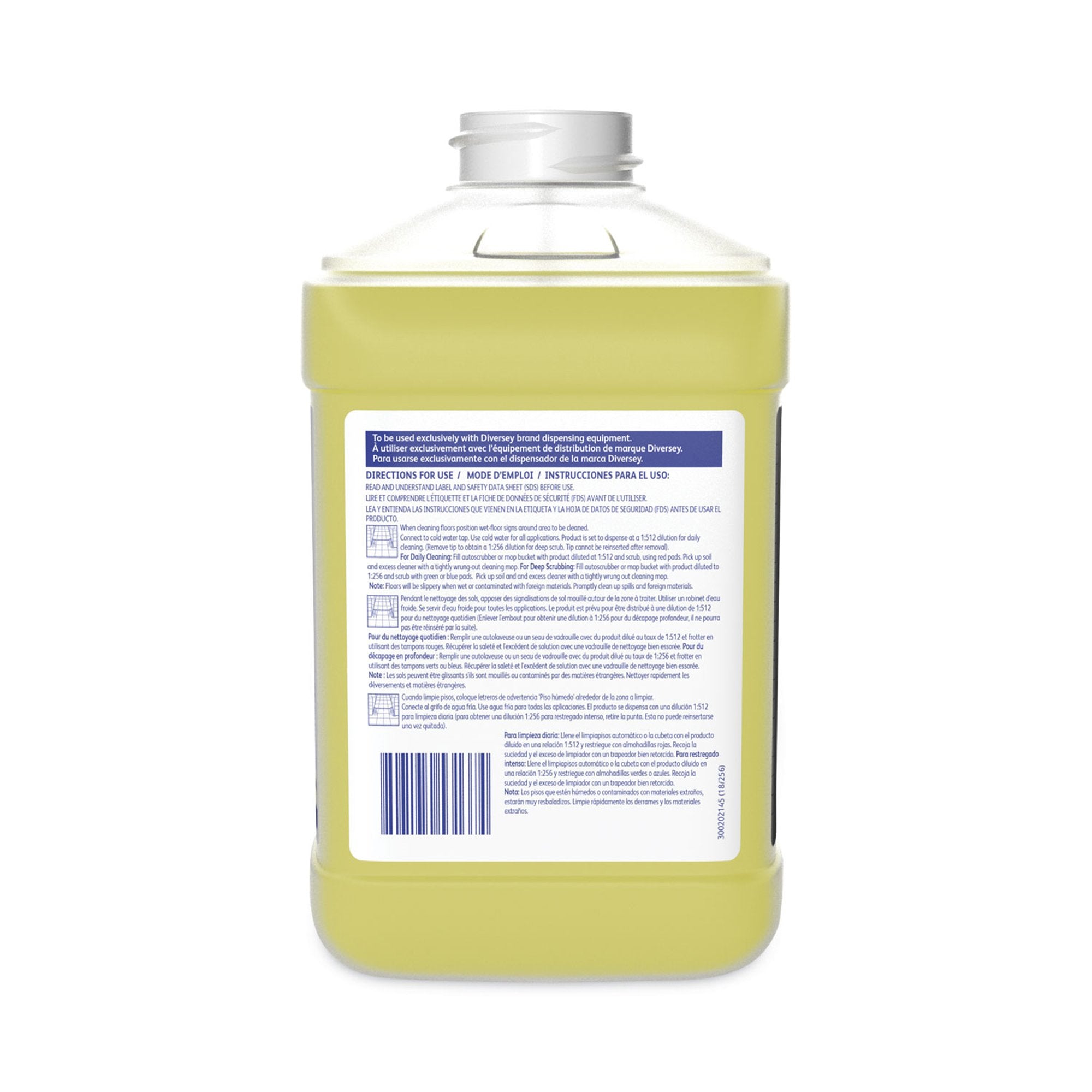 Prominence HD Floor Cleaner-Floor Cleaner Diversey Prominence HD Liquid 2.5 Liter Bottle Citrus Scent J-Fill Dispensing Systems