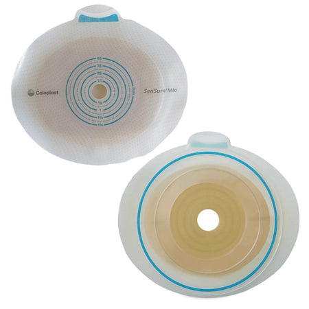 SenSura Mio Click Ostomy Barrier, 30 mm.-"Ostomy Barrier SenSura Mio Click Trim to Fit, Extended Wear Elastic Adhesive 50 mm Flange Red Code System 30 to 45 mm Opening"