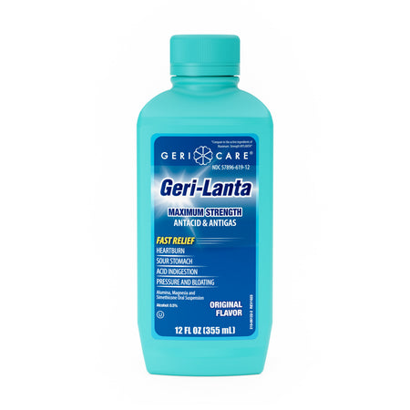 Geri-Care Antacid, 12 fl. Oz.-Antacid Geri-Care 400 mg - 40 mg Strength Oral Suspension 12 oz.