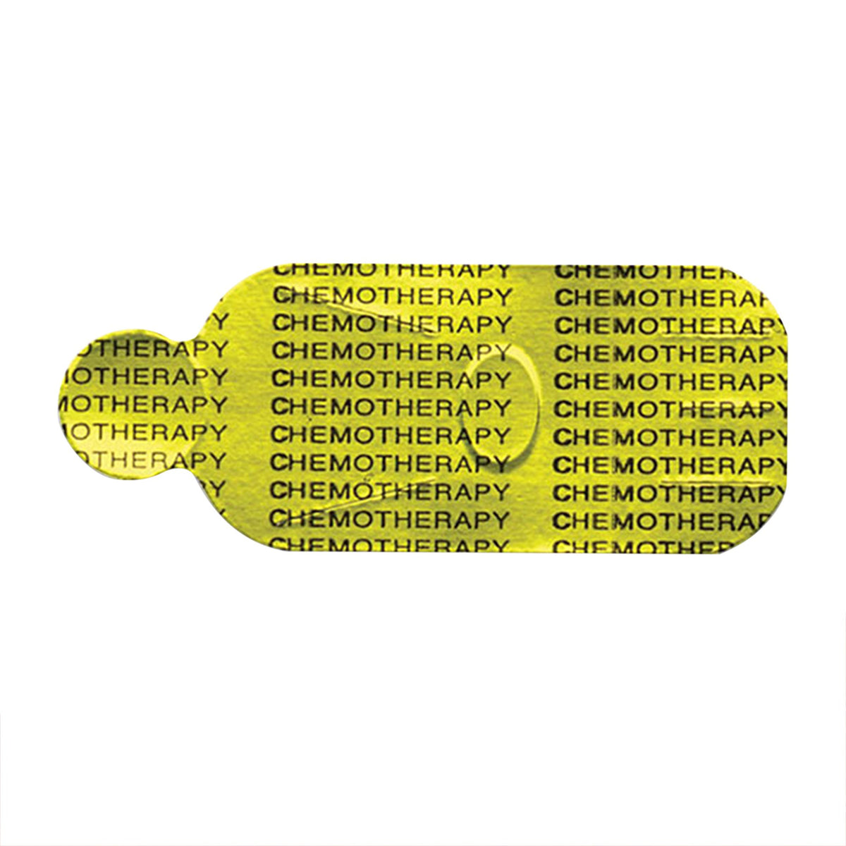 ChemoPlus IVA Seals, Yellow/black ink Chemotherapy-"IVA Security Seal ChemoPlus Yellow, Sterile"