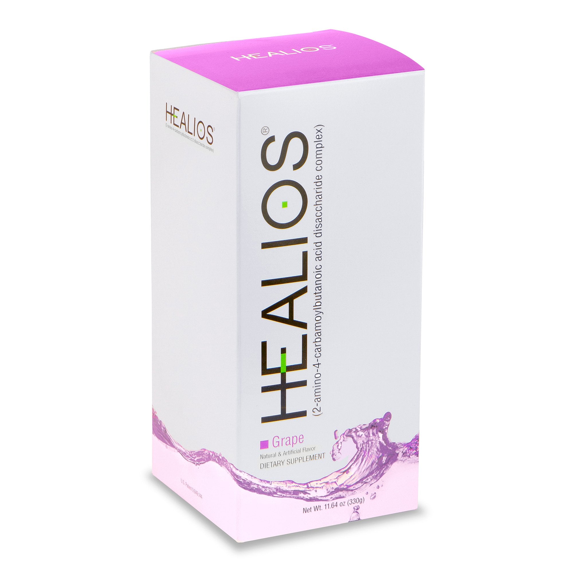Healios Oral Health and Dietary Supplement Powder for Mouth Sores-Oral Supplement Healios Grape Flavor Powder 11.64 oz. Jar