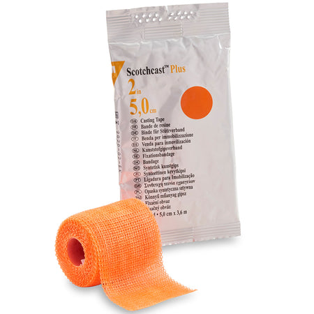 3M™ Scotchcast™ Plus Bright Orange Cast Tape, 2 Inch x 4 Yard - Orthopedic>Casting>Cast and Splint Materials - Solventum C...