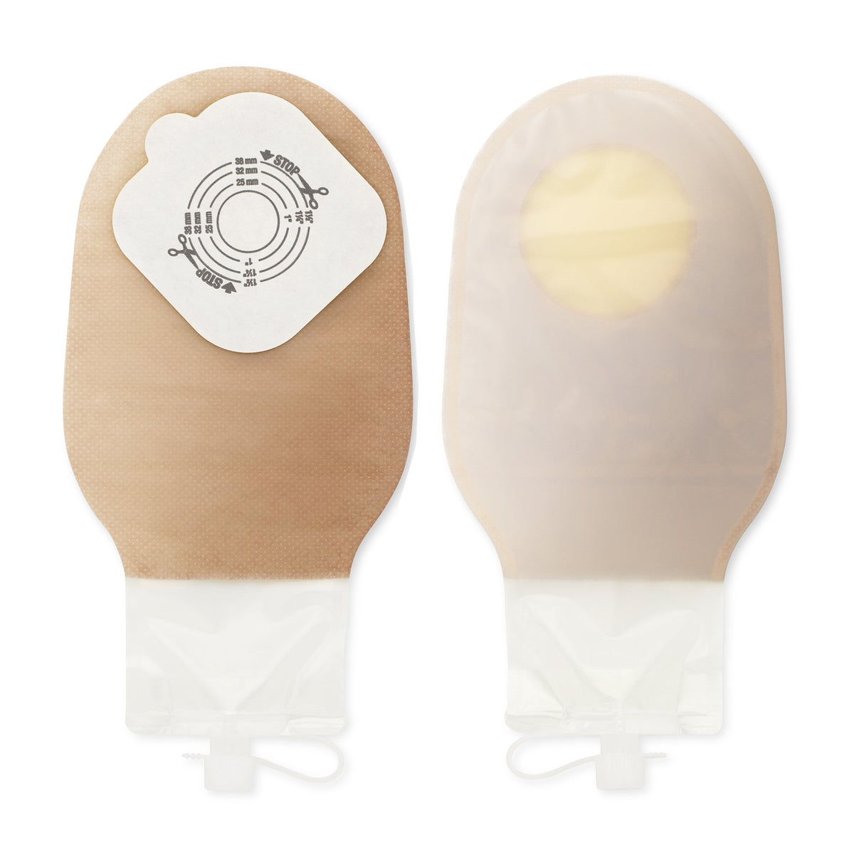 Pouchkins One-Piece Transparent Urostomy Pouch, 8 Inch Length, 38 mm Stoma-Urostomy Pouch Pouchkins One-Piece System 8-3/4 Inch Length Trim To Fit 38 mm Stoma