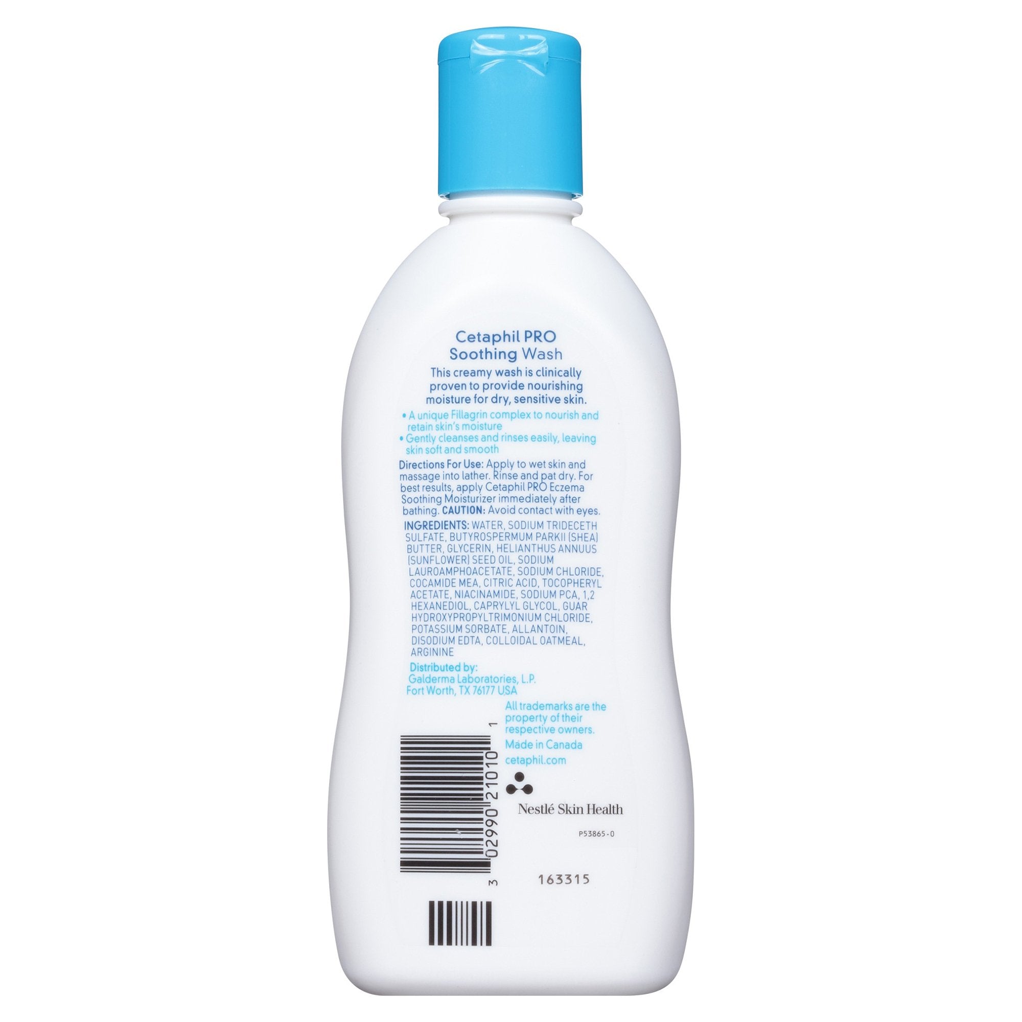 Cetaphil Pro Dry Skin Body Wash-Body Wash Cetaphil Pro Dry Skin Liquid 10 oz. Bottle Unscented
