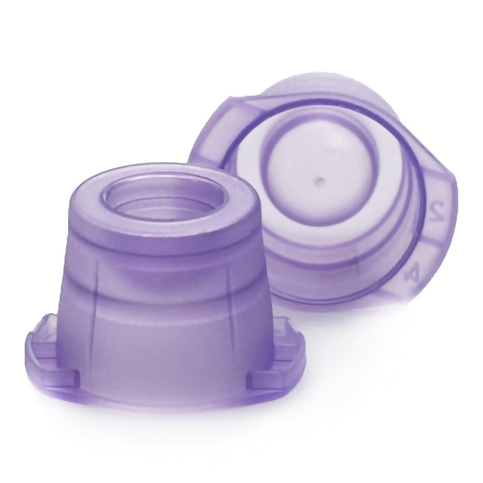 McKesson Lavender Tube Closure, 12 mm, 13 mm and 16 mm-"McKesson Tube Closure Polyethylene Snap Cap Lavender 12 mm / 13 mm / 16 mm (Universal) Fits Most 12mm, 13mm and 16mm Evacuated Glass Blood Collection Tubes and Plastic Test Tubes NonSterile"
