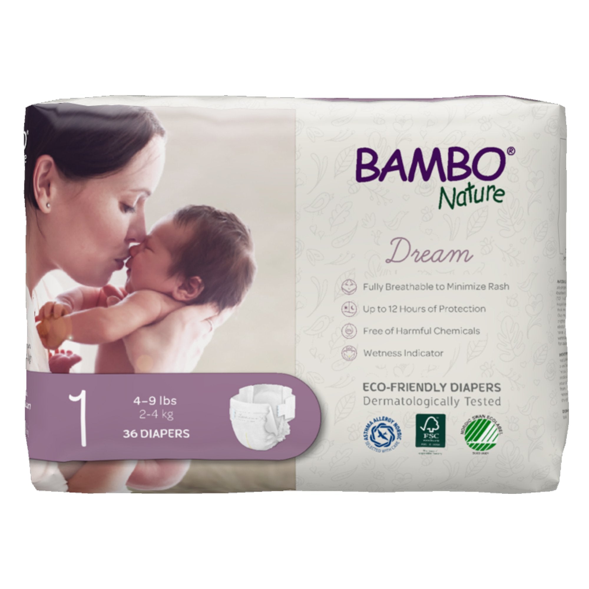 Bambo® Nature Diaper, Size 1 - Incontinence>Pediatric Diapers and Training Pants - Abena North America