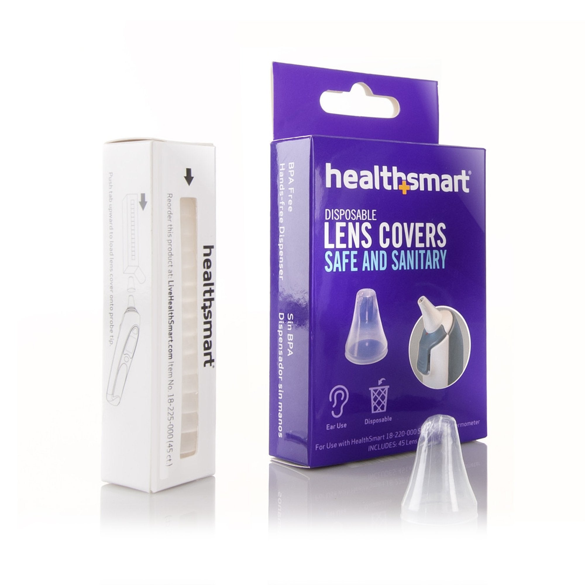 HealthSmart® Ear Thermometer Probe Cover - Diagnostic Instruments and Supplies>Thermometers>Thermometer Cover Sheaths - Ma...