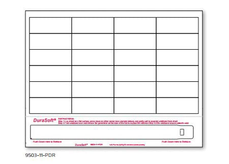 Identification Wristband with Extender DuraSoft® Laser Print Adhesive Closure Without Legend