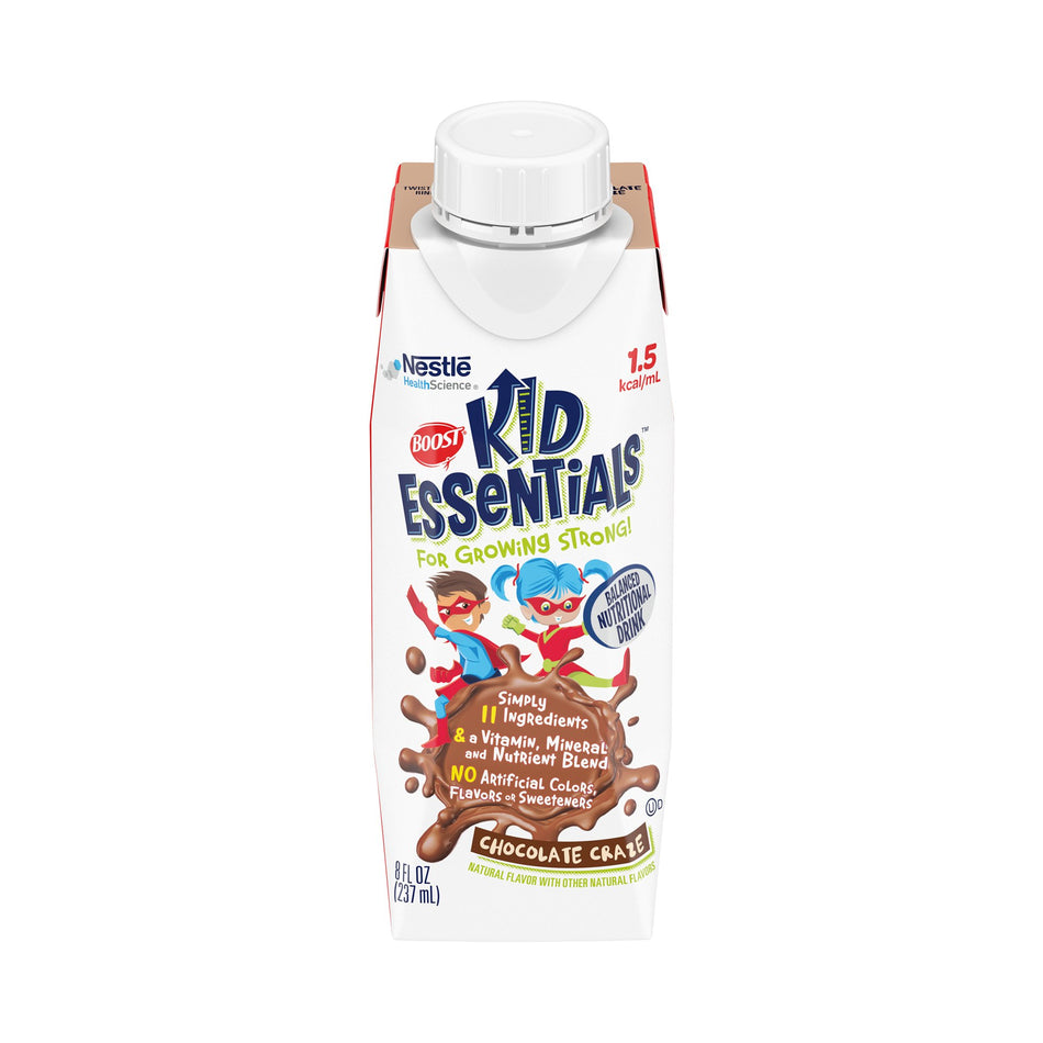Boost® Kid Essentials™ 1.5 Balanced Nutritional Drink, Chocolate, 8-ounce Carton - Nutritionals and Feeding Supplies>Nutri...