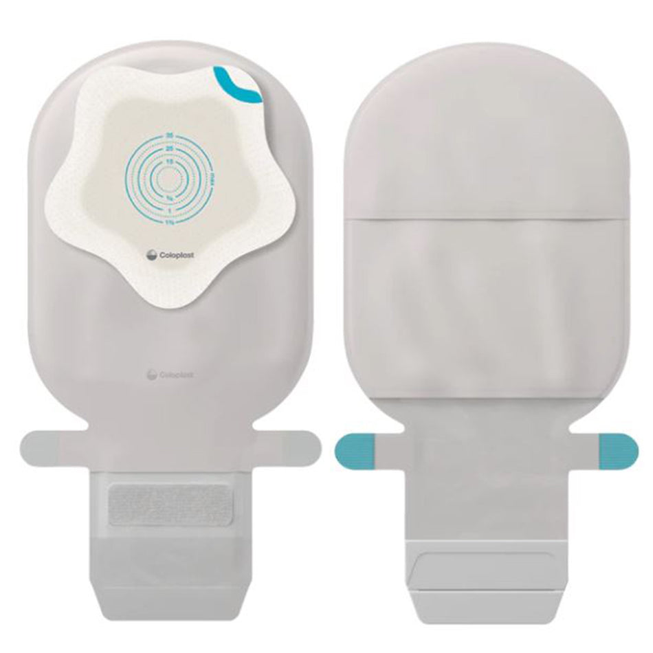 SenSura Mio Kids One-Piece Drainable Ostomy Pouch, 0-35 mm Stoma-"Ostomy Pouch SenSura Mio Kids One-Piece System Mini Length Star Shaped, Trim to Fit 0 to 35 mm Stoma Drainable"