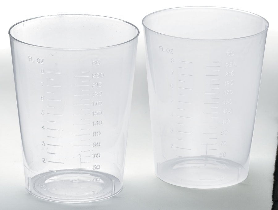 Medline Drinking Cup-Drinking Cup 9 oz. Clear Plastic Disposable