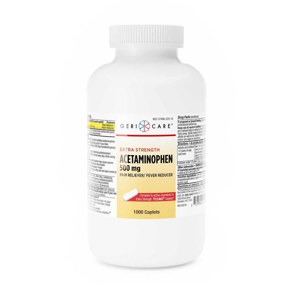 Geri-Care® Acetaminophen Caplets - Pharmaceuticals>Over the Counter>Pain Relief - Geri-Care