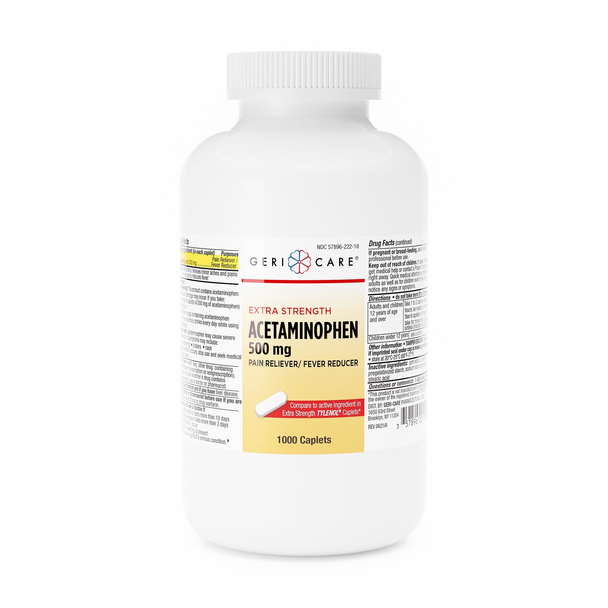 Geri-Care® Acetaminophen Caplets - Pharmaceuticals>Over the Counter>Pain Relief - Geri-Care