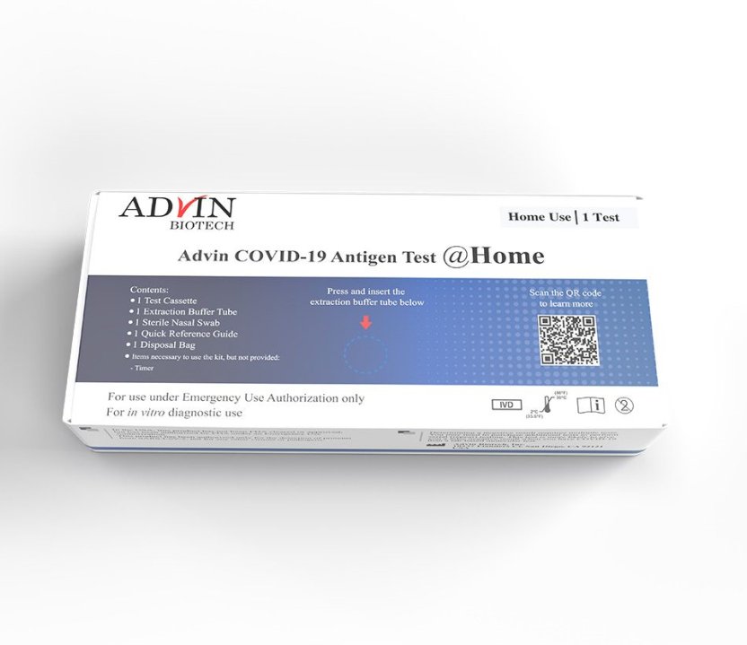Respiratory Test Kit Advin COVID-19 Antigen Test 24 Tests - Clinical Laboratory>Test Kits - Chembio Diagnostic