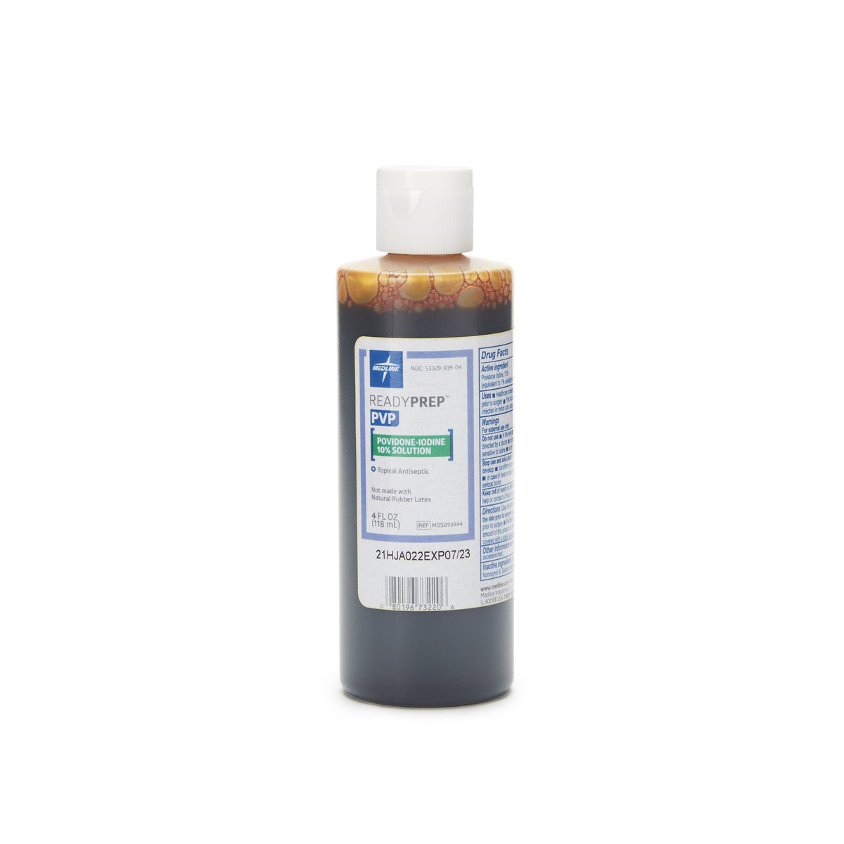 ReadyPrep Povidone Iodine Topical Antiseptic, 4 oz.-Skin Prep Solution ReadyPrep 4 oz. Bottle 10% Strength Povidone-Iodine NonSterile