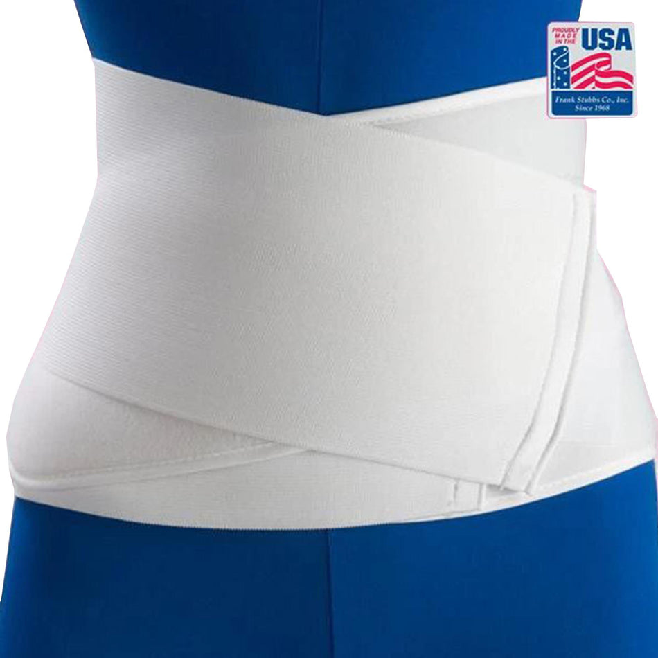 Flex-Support Contoured Abdominal Binder, One Size Fits Most Adults-Abdominal Binder Flex-Support Contoured One Size Fits Most Hook and Loop Closure 28 to 44 Inch Waist Circumference 12 Inch Height Adult