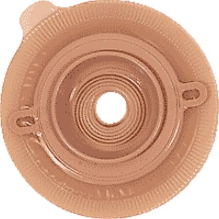 Assura Colostomy Barrier With 1 Inch Stoma Opening-"Ostomy Barrier Assura Precut, Standard Wear Pectin Based Adhesive 50 mm Flange Red Code System Synthetic Resin 1-1/4 Inch Opening"