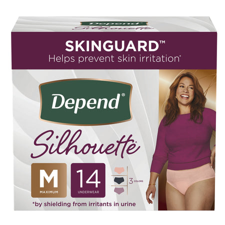 Depend® Silhouette® Absorbent Underwear, Medium