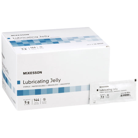 McKesson Lubricating Jelly, 5-gram Packet - Pharmaceuticals>Over the Counter>Lubricating Gels - McKesson Brand