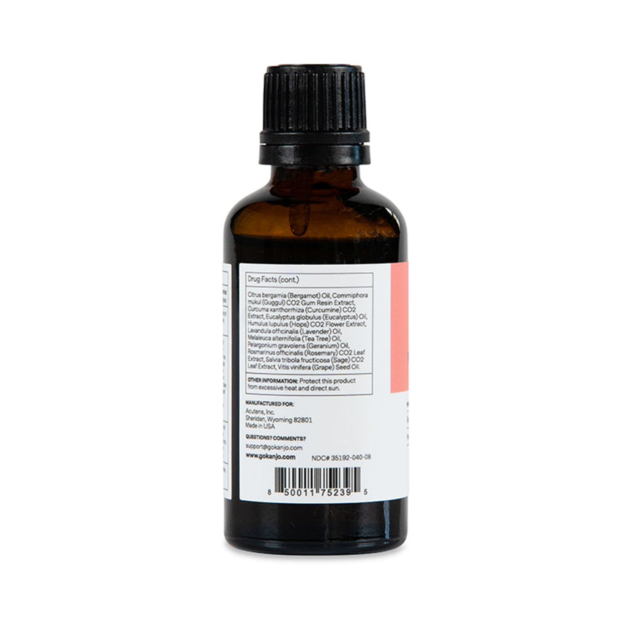 Kanjo Natural Pain Relief Oil, 1.65-ounce bottle-Topical Pain Relief Kanjo 0.15% Strength Capsaicin Topical Oil 1.65 oz.