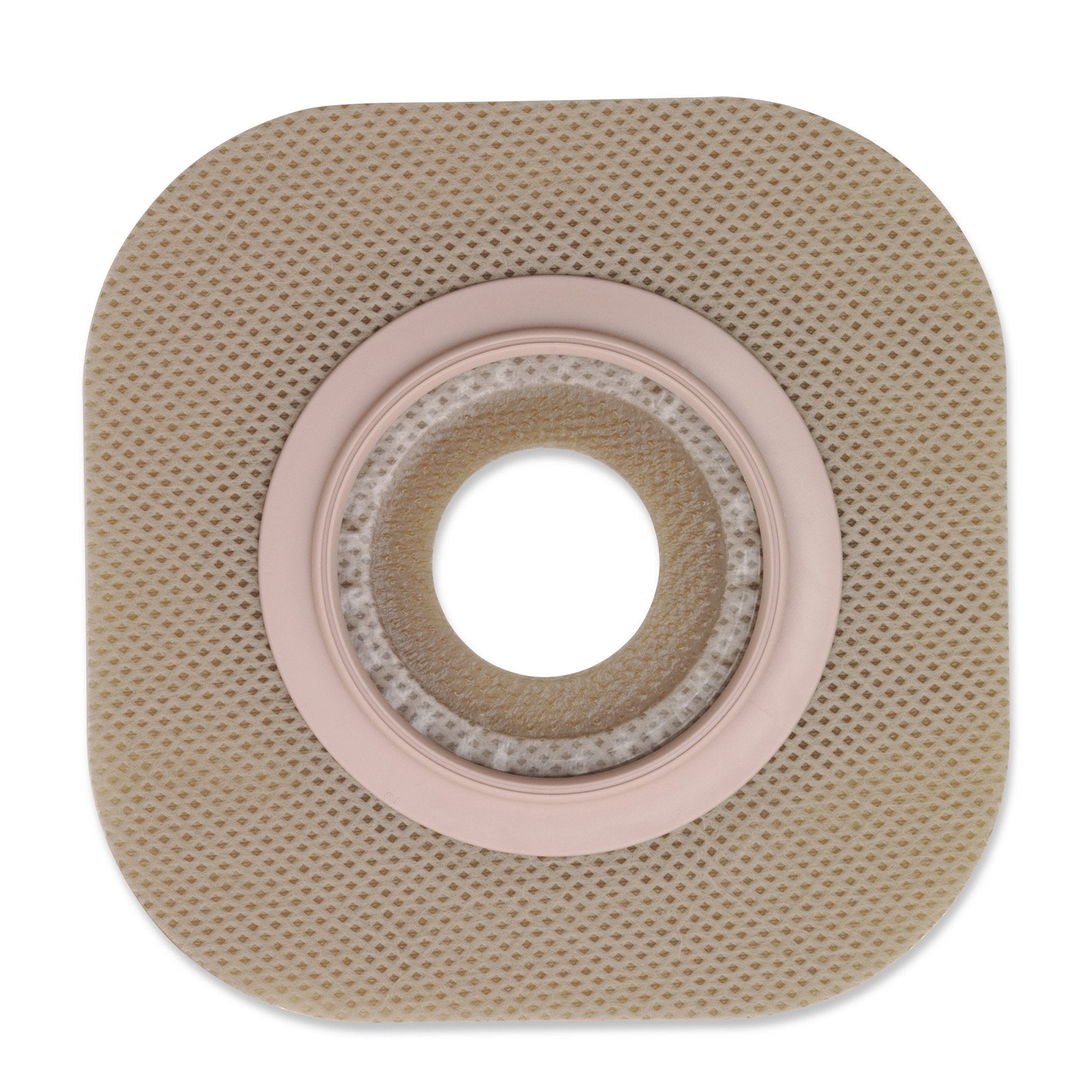 New Image Flextend Colostomy Barrier With 1 Inch Stoma Opening-"Ostomy Barrier New Image Flextend Precut, Extended Wear Without Tape 44 mm Flange Green Code System Hydrocolloid 1-1/4 Inch Opening"
