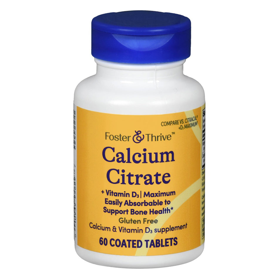 Foster & Thrive™ Calcium Citrate + Vitamin D-3 Coated Tablets Maximum - Pharmaceuticals>Over the Counter>Nonprescription V...