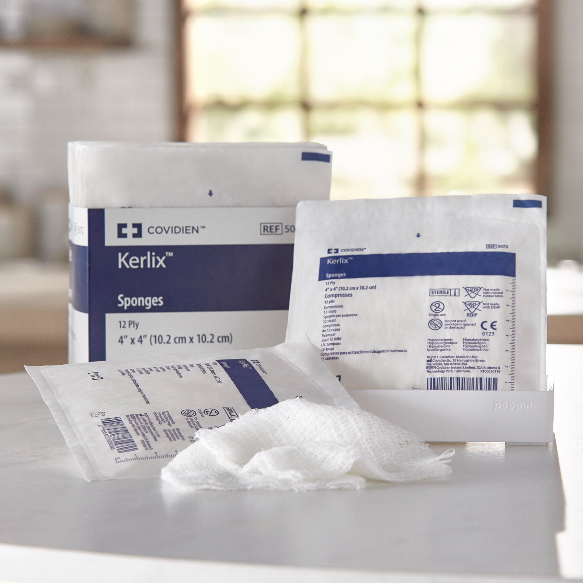 Kerlix Sterile USP Type VII Fluff Dressing, 4 x 4 Inch, 12-Ply-Fluff Dressing Kerlix 4 X 4 Inch 12-Ply Sterile 2 per Pack