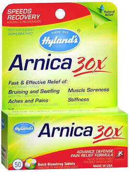 Hylands Arnica Montana Pain Relief-Pain Relief Hylands 30X Strength Arnica Montana Tablet 50 per Bottle