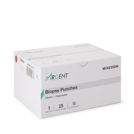 McKesson Argent Disposable Biopsy Punches, 3.0 mm-Biopsy Punch McKesson Argent Dermal 3 mm