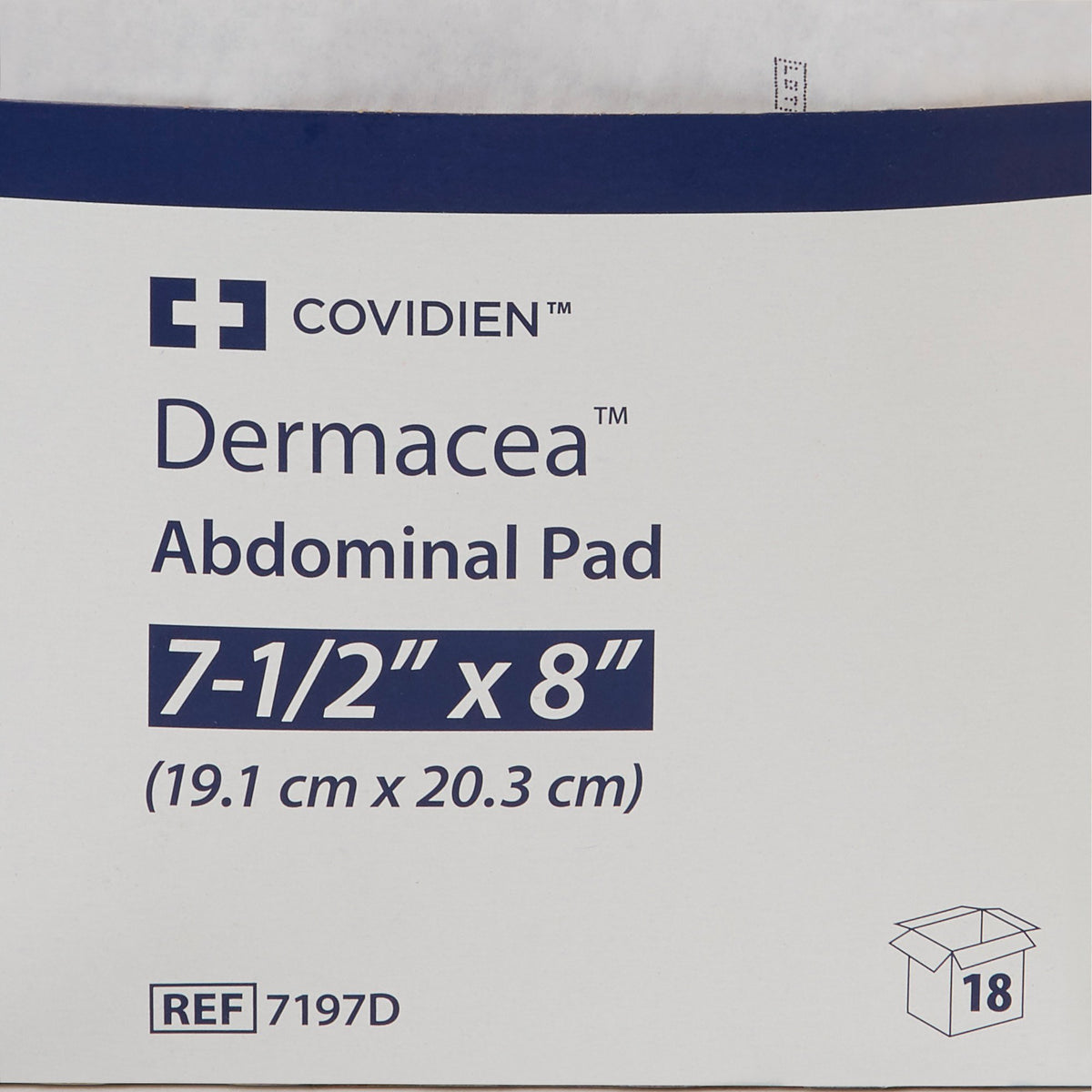 Dermacea Sterile Abdominal Pad, 7-1/2 x 8 Inch-Abdominal Pad Dermacea 7-1/2 X 8 Inch Sterile 1 per Pack