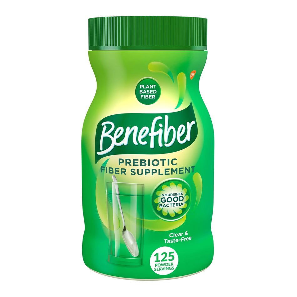 Benefiber Prebiotic Fiber Supplement, 17.6-ounce bottle-Oral Supplement Benefiber Unflavored Powder 17.6 oz. Bottle