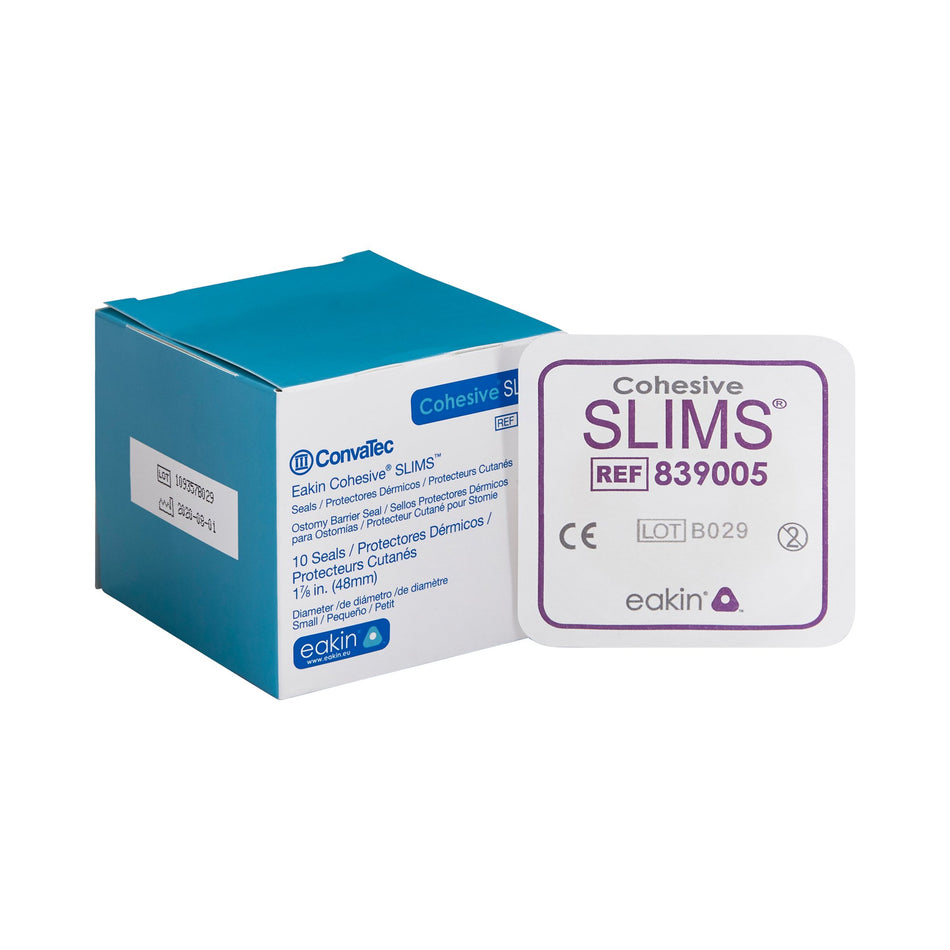 Eakin Cohesive Ostomy Barrier Seal, Slim, 2" x 1/8"-"Ostomy Barrier Seal Eakin Cohesive Slim, Outer Diameter 2 Inch, Thickness 1/8 Inch"