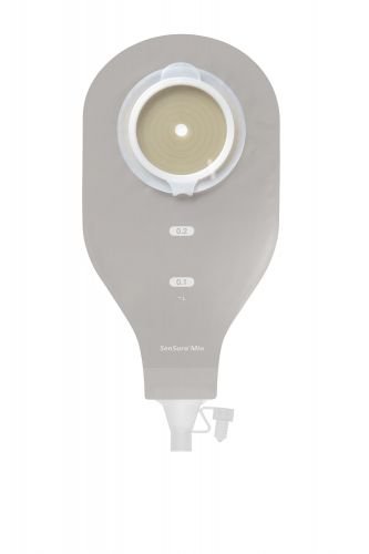 SenSura Mio One-Piece Drainable Transparent Post-Op Ostomy Pouch, 3/8 to 4 Inch Stoma-"Ostomy Pouch SenSura Mio One-Piece System Flat, Trim to Fit 3/8 to 4 Inch Stoma Drainable"