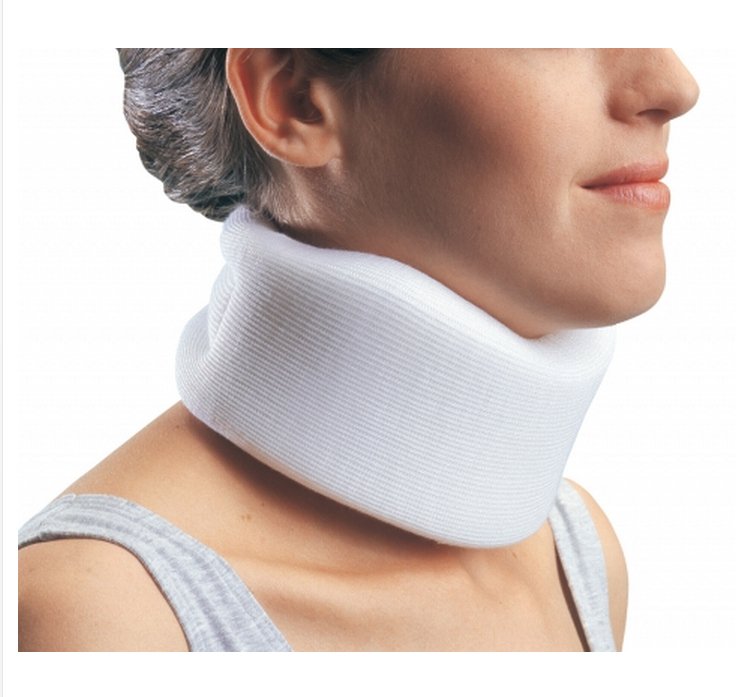 ProCare� Universal Clinic Cervical Collar, 3 Inch Height-Cervical Collar ProCare� Universal Contoured / Medium Density Adult One Size Fits Most One-Piece 3 Inch Height 24 Inch Length 10-1/2 to 24 Inch Neck Circumference